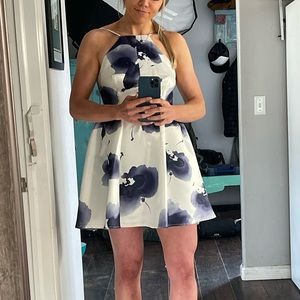 Floral Silk Dress